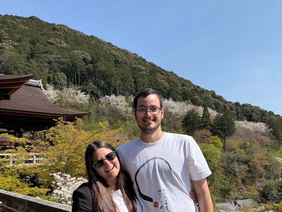 Euge y Santi en Kyoto, Japón